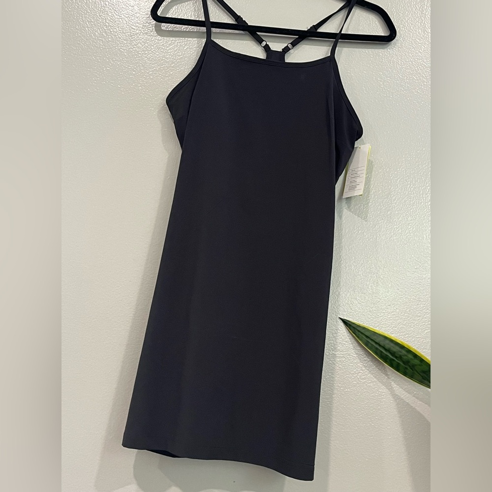 Women’s Flex Strappy Active Dress. Black. S - Picture 5 of 16